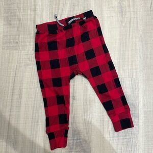 18-24m Buffalo Plaid Christmas pants